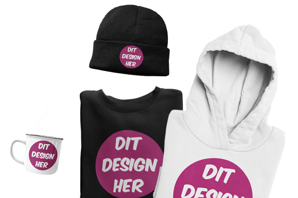 dusin foran prøve Design Din Egen T-shirt – Lav fede t-shirts, tøj og produkter med eget tryk