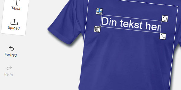 Din Egen T-shirt – Lav fede t-shirts, tøj og produkter med eget tryk