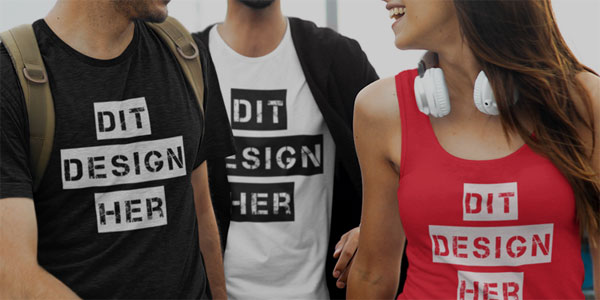 dusin foran prøve Design Din Egen T-shirt – Lav fede t-shirts, tøj og produkter med eget tryk