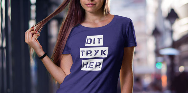 T-shirts med tryk